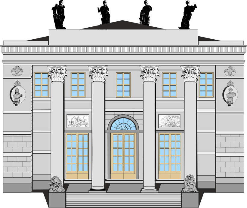 Municipal Theater Illustration